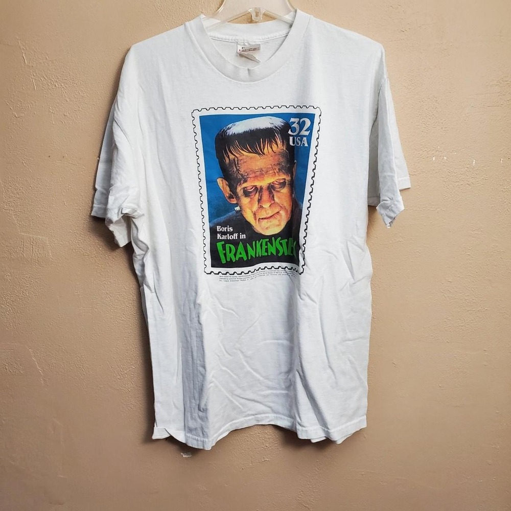 1997 Boris Karloff Frankenstein stamp graphic tee